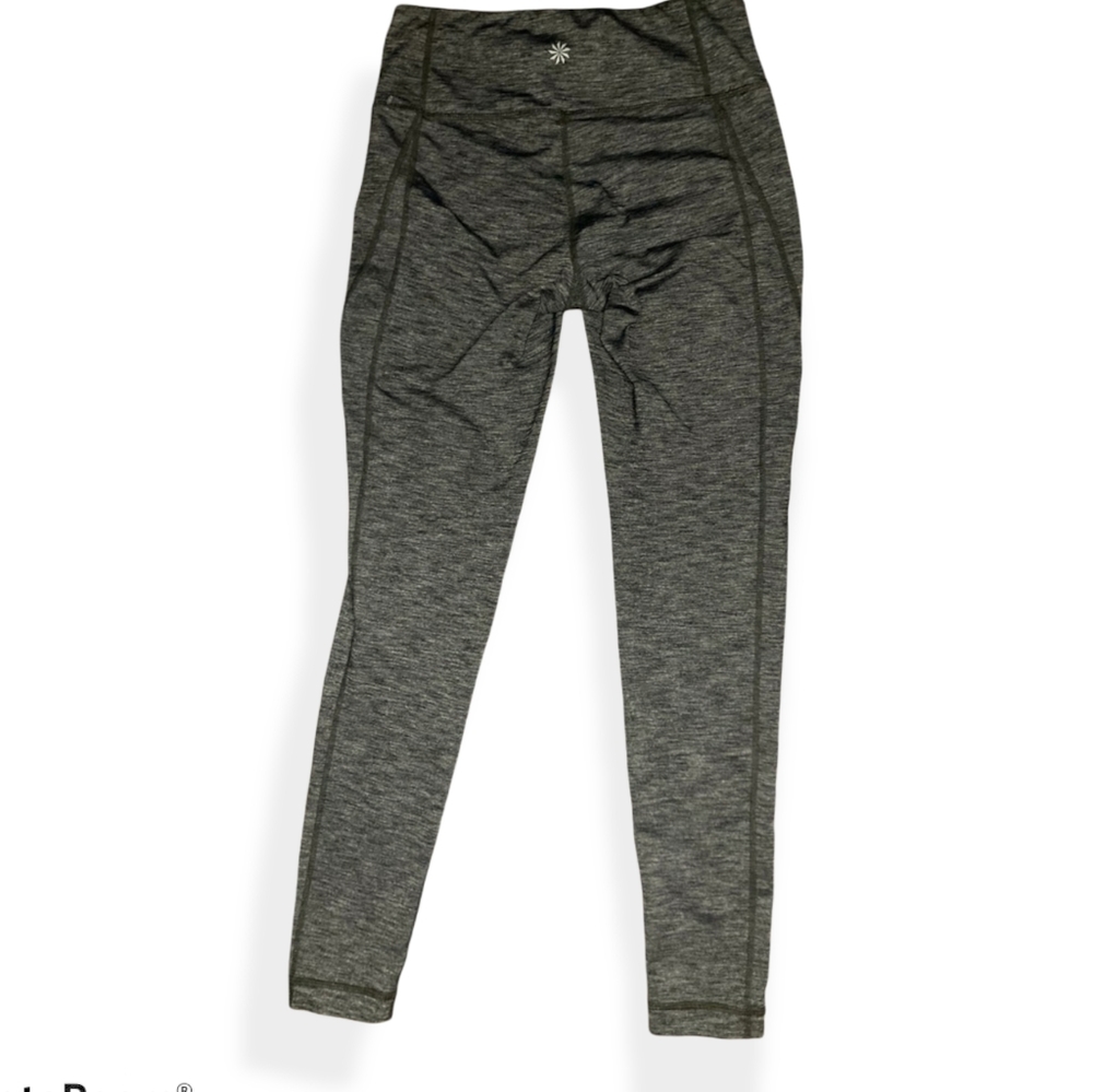 ATHLETA REVELATION HEATHER GREY LEGGINGS SMALL - Picture 6 of 9